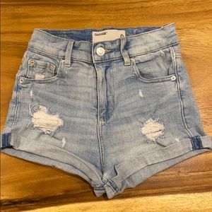 Denim shorts